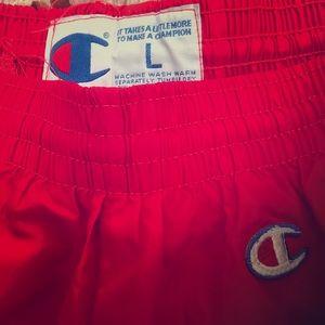Champion track pants with logo